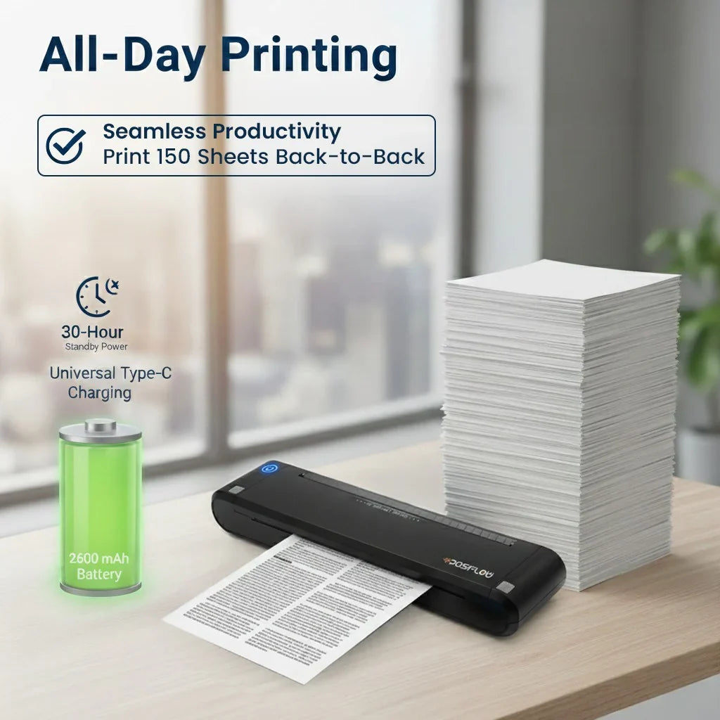 Portable Printers Wireless for Travels