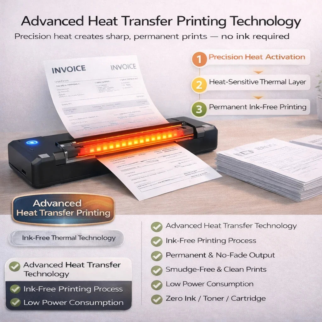 Portable Printers Wireless for Travels