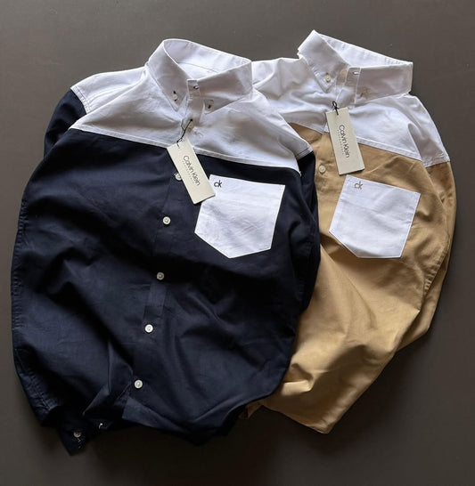 Men’s Premium Cotton Designer Shirt – Pack of 2