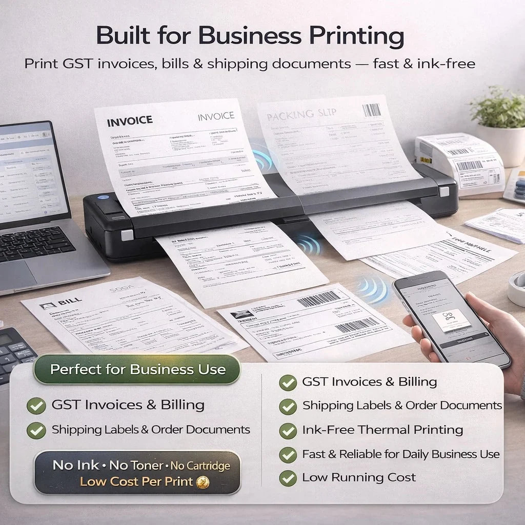 Portable Printers Wireless for Travels