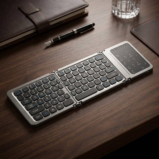 Three Fold Keyboard with Touchpad Support